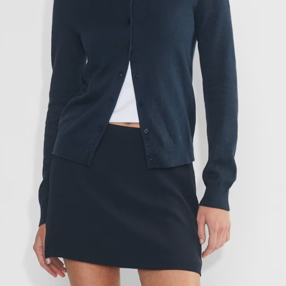 Aritzia Sunday Best Tritz Skirt - Size 12, Admiral (Navy)